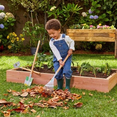 Little Tikes Growing Garden Large Tool Set with Lightweight & Durable Metal Shovel, Rake, Garden Hoe for Kids' 3 Little Tikes Growing Garden Large Tool Set with Lightweight & Durable Metal Shovel, Rake, Garden Hoe for Kids' - Image 2