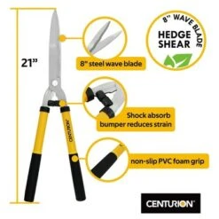 CENTURION 1222 3 Piece Lopper, Hedge Shear, and Pruner Tree Branch and Bush Cutting Combo Set with an Ergonomic Design and Comfortable Grip -Garden Haven Store unnamed file 107