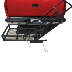 Uriah Products UH500300 2 in 1 Push Cart and Cargo Hitch Attachment Carrier Rack with Reflectors for Trailer, Truck, or Car Mount Basket Storage -Garden Haven Store unnamed file 1072