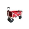 Mac Sports Heavy Duty Steel Frame Collapsible Folding 150Lb Capacity Outdoor Beach Garden Utility Wagon Cart w/ 4 All Terrain Wheels & Table, Red/Grey -Garden Haven Store unnamed file 1073