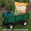 Sunnydaze Decor Sunnydaze Outdoor Lawn and Garden Weather-Resistant Heavy-Duty Polyester Utility Wagon Cart Protective Liner - Green 1 Sunnydaze Decor Sunnydaze Outdoor Lawn and Garden Weather-Resistant Heavy-Duty Polyester Utility Wagon Cart Protective Liner - Green -Garden Haven Store unnamed file 1086