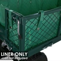 Sunnydaze Decor Sunnydaze Outdoor Lawn and Garden Weather-Resistant Heavy-Duty Polyester Utility Wagon Cart Protective Liner - Green 10 Sunnydaze Decor Sunnydaze Outdoor Lawn and Garden Weather-Resistant Heavy-Duty Polyester Utility Wagon Cart Protective Liner - Green -Garden Haven Store unnamed file 1089
