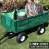 Sunnydaze Decor Sunnydaze Outdoor Lawn and Garden Weather-Resistant Heavy-Duty Polyester Utility Dump Cart Protective Liner - Green 1 Sunnydaze Decor Sunnydaze Outdoor Lawn and Garden Weather-Resistant Heavy-Duty Polyester Utility Dump Cart Protective Liner - Green -Garden Haven Store unnamed file 1091