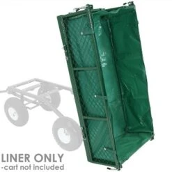 Sunnydaze Decor Sunnydaze Outdoor Lawn and Garden Weather-Resistant Heavy-Duty Polyester Utility Dump Cart Protective Liner - Green -Garden Haven Store unnamed file 1095