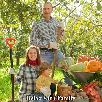 Nature Spring 2-Wheeled Garden Wheelbarrow for Residential DIY Landscaping, Lawn Care, and Remodeling 7 Nature Spring 2-Wheeled Garden Wheelbarrow for Residential DIY Landscaping, Lawn Care, and Remodeling - Image 6