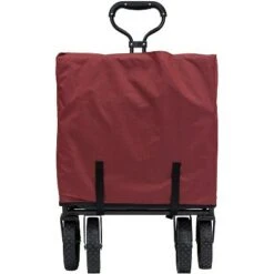 Mac Sports Heavy Duty Steel Frame Collapsible Folding 150 Pound Capacity Outdoor Garden Utility Wagon Yard Cart with Table and Cup Holders, Maroon 6 Mac Sports Heavy Duty Steel Frame Collapsible Folding 150 Pound Capacity Outdoor Garden Utility Wagon Yard Cart with Table and Cup Holders, Maroon -Garden Haven Store unnamed file 115