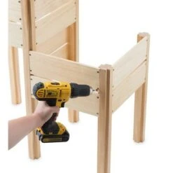 HearthSong Grow With Me Triple Garden Pine Wood Planter with Fabric Liners For Kids Gardening 20 HearthSong Grow With Me Triple Garden Pine Wood Planter with Fabric Liners For Kids Gardening -Garden Haven Store unnamed file 1175