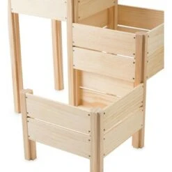 HearthSong Grow With Me Triple Garden Pine Wood Planter with Fabric Liners For Kids Gardening 22 HearthSong Grow With Me Triple Garden Pine Wood Planter with Fabric Liners For Kids Gardening -Garden Haven Store unnamed file 1177