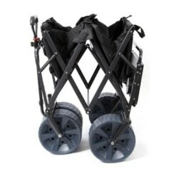 Mac Sports Heavy Duty Steel Frame Collapsible Folding 150-Lb Capacity Outdoor Beach Garden Utility Wagon Cart with 4 All Terrain Wheels & Table, Black -Garden Haven Store unnamed file 118