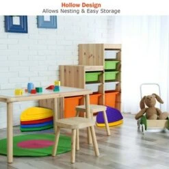 Costway 11pcs Kids Balance Stepping Stones w/ Non-Slip Bottom Indoor & Outdoor Toy -Garden Haven Store unnamed file 1185