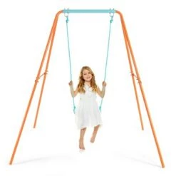 Costway Outdoor Kids Swing Set Heavy Duty Metal A-Frame w/ Ground Stakes 23 Costway Outdoor Kids Swing Set Heavy Duty Metal A-Frame w/ Ground Stakes -Garden Haven Store unnamed file 1201