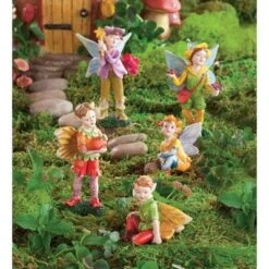 HearthSong Fairy Village Set with Five Decorative Resin Houses and 10 Nature-Themed Fairies -Garden Haven Store unnamed file 1230