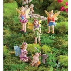 HearthSong Fairy Village Set with Five Decorative Resin Houses and 10 Nature-Themed Fairies -Garden Haven Store unnamed file 1231