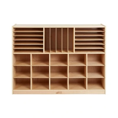ECR4Kids Birch Multi-Section Storage Cabinet, School Furniture with Cubbies 7 ECR4Kids Birch Multi-Section Storage Cabinet, School Furniture with Cubbies - Image 6