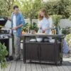 XL Unity Outdoor Patio Prep Station With Storage Brown - Keter -Garden Haven Store unnamed file 1335