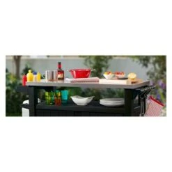 XL Unity Outdoor Patio Prep Station With Storage Brown - Keter 12 XL Unity Outdoor Patio Prep Station With Storage Brown - Keter -Garden Haven Store unnamed file 1339