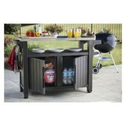 XL Unity Outdoor Patio Prep Station With Storage Brown - Keter 13 XL Unity Outdoor Patio Prep Station With Storage Brown - Keter -Garden Haven Store unnamed file 1340