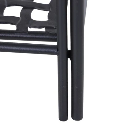 Outsunny Outdoor Folding Metal Potting Bench Work Table with Large Build-In Bag with Cover 5 Hanging Hooks & Shelf 8 Outsunny Outdoor Folding Metal Potting Bench Work Table with Large Build-In Bag with Cover 5 Hanging Hooks & Shelf - Image 6