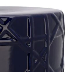 Puma Garden Stool - Navy Blue - Safavieh -Garden Haven Store unnamed file 1372