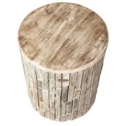 Elyse Round Outdoor Patio Garden Stool - Balkene Home