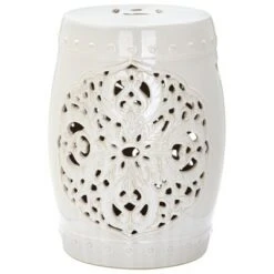 Panarea Garden Stool - Safavieh® Blue -Garden Haven Store unnamed file 1399