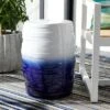 Katrice Garden Stool - Blue Ombre - Safavieh -Garden Haven Store unnamed file 1409