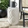 Carsyn Garden Stool - Ivory - Safavieh -Garden Haven Store unnamed file 1414