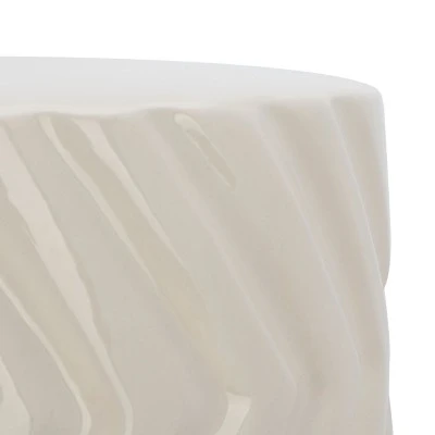 Carsyn Garden Stool - Ivory - Safavieh 5 Carsyn Garden Stool - Ivory - Safavieh - Image 3