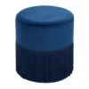 Fringe Stool Cylinder Shaped Polyester - Olivia & May Black 2 Fringe Stool Cylinder Shaped Polyester - Olivia & May Black -Garden Haven Store unnamed file 1442