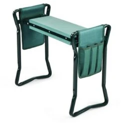 Costway Folding Garden Kneeler and Seat Bench w/2 Bonus Tool Pouches & EVA Foam Pad -Garden Haven Store unnamed file 1462