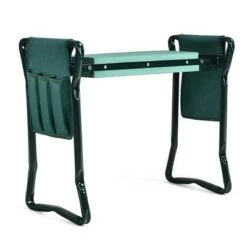 Costway Folding Garden Kneeler and Seat Bench w/2 Bonus Tool Pouches & EVA Foam Pad -Garden Haven Store unnamed file 1463
