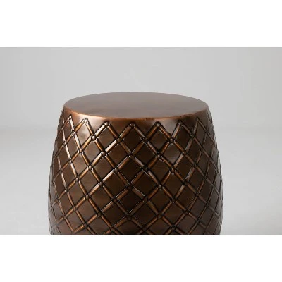 Braga Metal Stool - Copper - Balkene Home 4 Braga Metal Stool - Copper - Balkene Home - Image 2