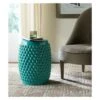 Maddalena Garden Stool - Blue - Safavieh -Garden Haven Store unnamed file 1576
