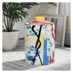 Kes Garden Stool - Safavieh