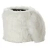 Olivia & May Storage Stool Faux Fur White - Olivia & May 1 Olivia & May Storage Stool Faux Fur White - Olivia & May -Garden Haven Store unnamed file 1602