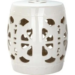 Stencil Blossom Garden Stool - Safavieh -Garden Haven Store unnamed file 1654