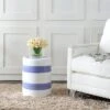 Hael Garden Stool - Blue/White - Safavieh -Garden Haven Store unnamed file 1664