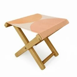 Iveta Abolina Coral Shapes Series II Folding Stool - Deny Designs