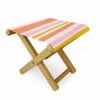 SunshineCanteen Del Mar Stripes Folding Stool - Deny Designs -Garden Haven Store unnamed file 1773