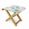 Avenie Matisse Inspired Shapes Pastel Folding Stool - Deny Designs