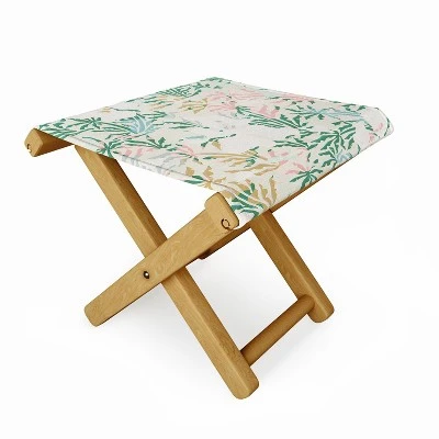 Evamatise Tropical Jungle Landscape Abstraction Folding Stool - Deny Designs 3 Evamatise Tropical Jungle Landscape Abstraction Folding Stool - Deny Designs