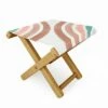 Emanuela Carratoni Double Retro Rainbows Folding Stool - Deny Designs -Garden Haven Store unnamed file 1797