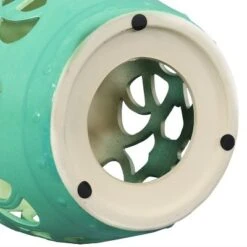 Sunnydaze Decor Sunnydaze Knotted Quatrefoil Decorative Ceramic Garden Stool - 18" - Jade -Garden Haven Store unnamed file 1802