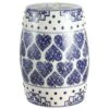 happimess Happy Hearts 17.8" Chinoiserie Ceramic Drum Garden Stool, Blue/White 2 happimess Happy Hearts 17.8" Chinoiserie Ceramic Drum Garden Stool, Blue/White -Garden Haven Store unnamed file 1831