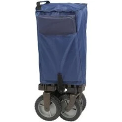 Timber Ridge 21727 Laburnum Foldable All Weather Steel 600D Polyester Rolling Utility Tailgate Wagon Cart with Extendable Handle, Red -Garden Haven Store unnamed file 186