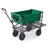 Mac Sports Double Decker Heavy Duty Steel Frame Collapsible Outdoor 150 Pound Capacity Yard Cart Utility Garden Wagon with Lower Storage Shelf, Green -Garden Haven Store unnamed file 20