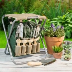 Nature Spring Folding Garden Stool with Detachable Pocket Bag and Gardening Tools - 250-lb Capacity 10 Nature Spring Folding Garden Stool with Detachable Pocket Bag and Gardening Tools - 250-lb Capacity -Garden Haven Store unnamed file 255