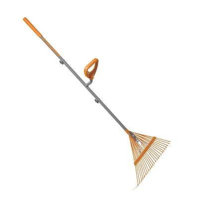 Ergie Systems ERG-LFRK24 Steel Shaft Strain Reducing Steel Leaf Rake | 54-Inch Shaft | 24 Tines 3 Ergie Systems ERG-LFRK24 Steel Shaft Strain Reducing Steel Leaf Rake | 54-Inch Shaft | 24 Tines