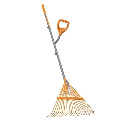 Ergie Systems ERG-LFRK24 Steel Shaft Strain Reducing Steel Leaf Rake | 54-Inch Shaft | 24 Tines 7 Ergie Systems ERG-LFRK24 Steel Shaft Strain Reducing Steel Leaf Rake | 54-Inch Shaft | 24 Tines - Image 5