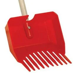 Little Giant Easy Scoop Pet Lodge Outdoor Pooper Scooper for Dog or Puppy Waste Removal with Durable Wooden Handle and Basket, Red -Garden Haven Store unnamed file 297